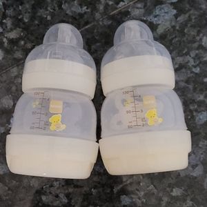 Mam 5 oz bottles milk catching kids and pacifier